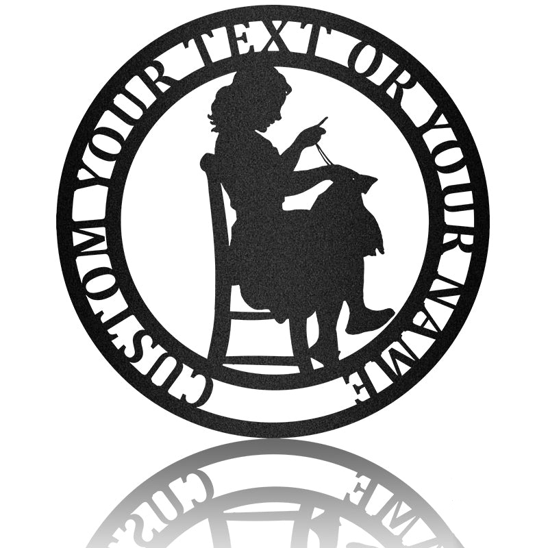 Sewing Love Metal Wall Art