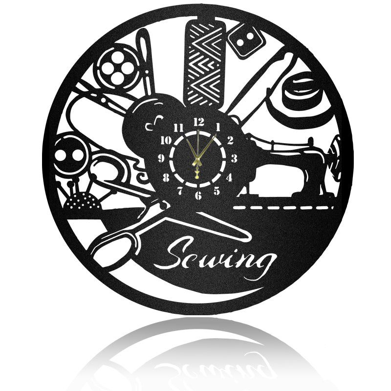 Sewing Room Decor Sewing Machine Contemporary Metal Wall Art
