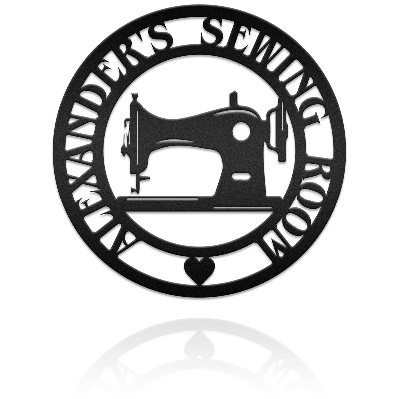 Sewing Room Metal Wall Art