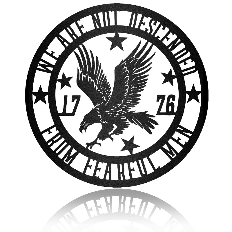 Sons Of Liberty Eagle Sign Independence Day Metal Wall Art
