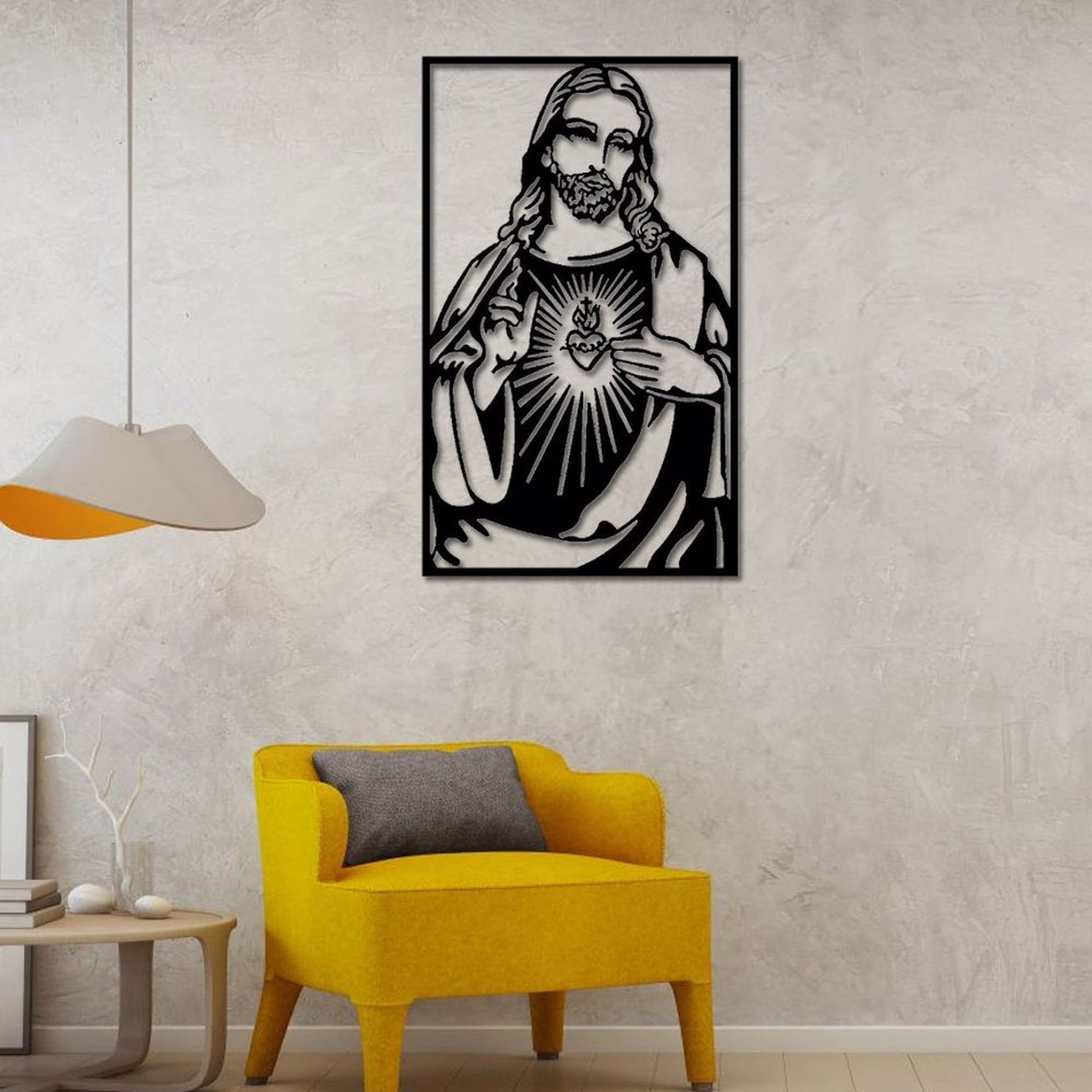 The Heart Of Jesus Catholic Consecration Metal Wall Art