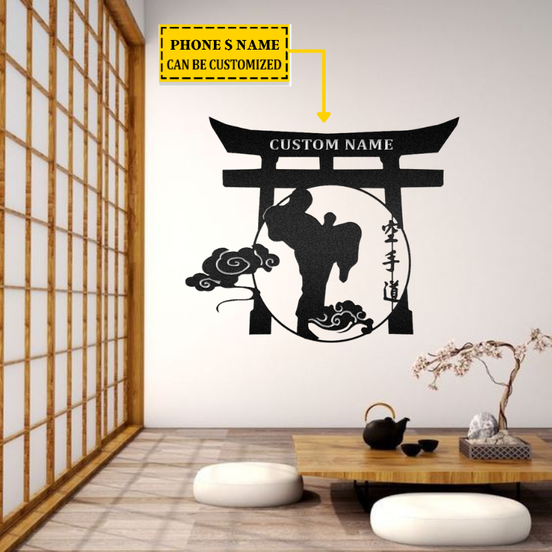 Karate Metal Wall Art- Karate Martial Arts