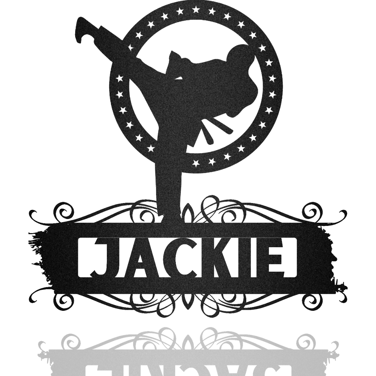 Me And Karate Metal Wall Art