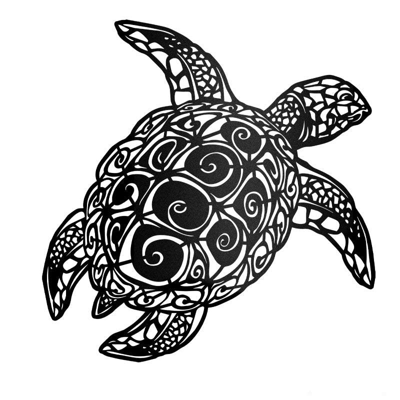 Turtle Art Sea Turtle Welcome Sign, Beach House Decor Metal Wall Art