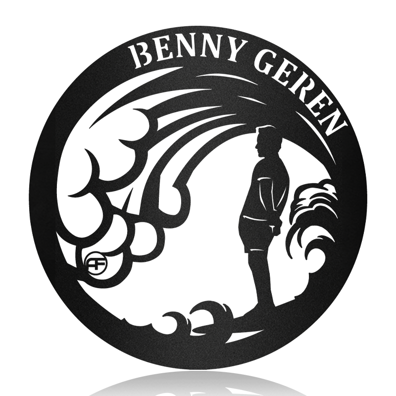 Surf In Your Own Way Metal Wall Art