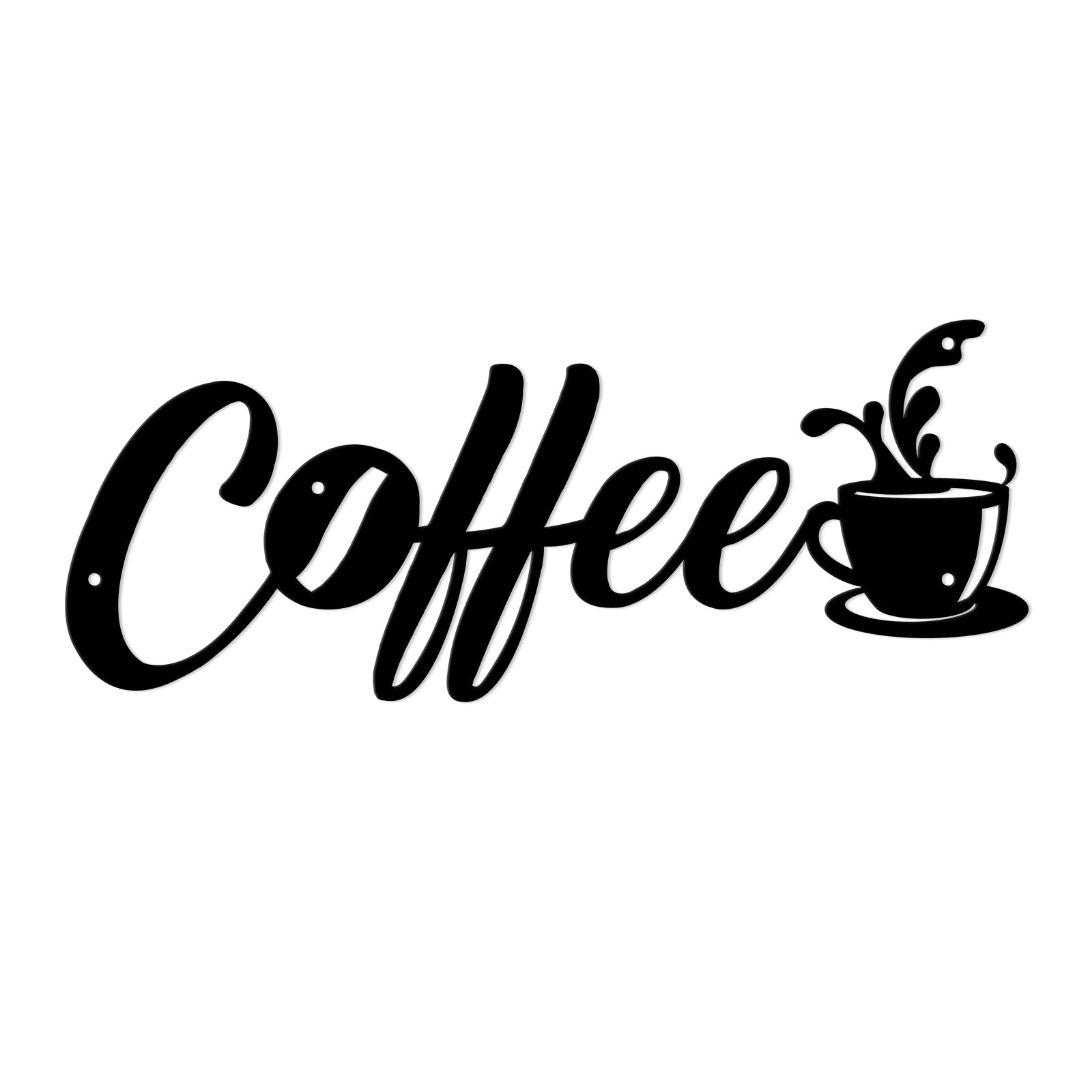 Cup Of Coffee Metal Wall Art