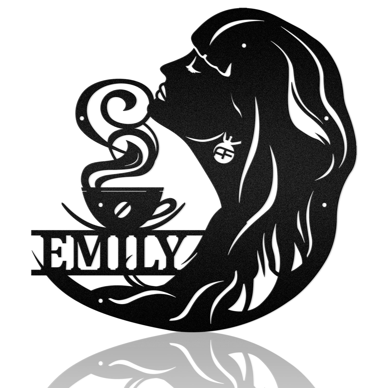 Coffee'S My Life Metal Wall Art