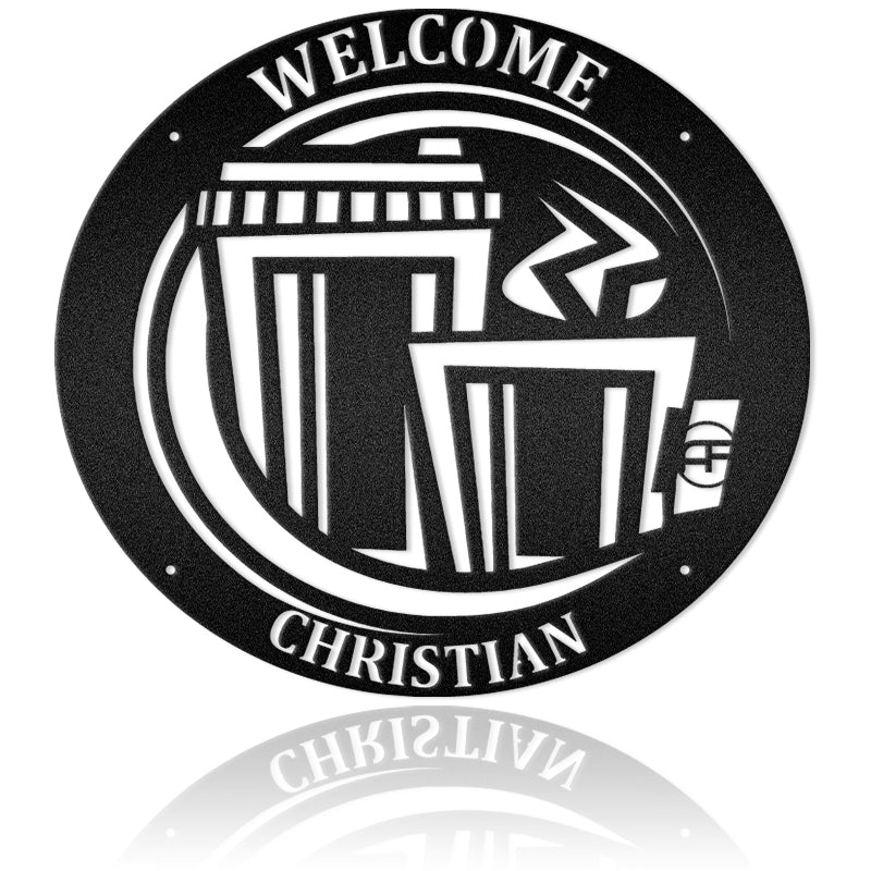 Coffee Day Metal Wall Art