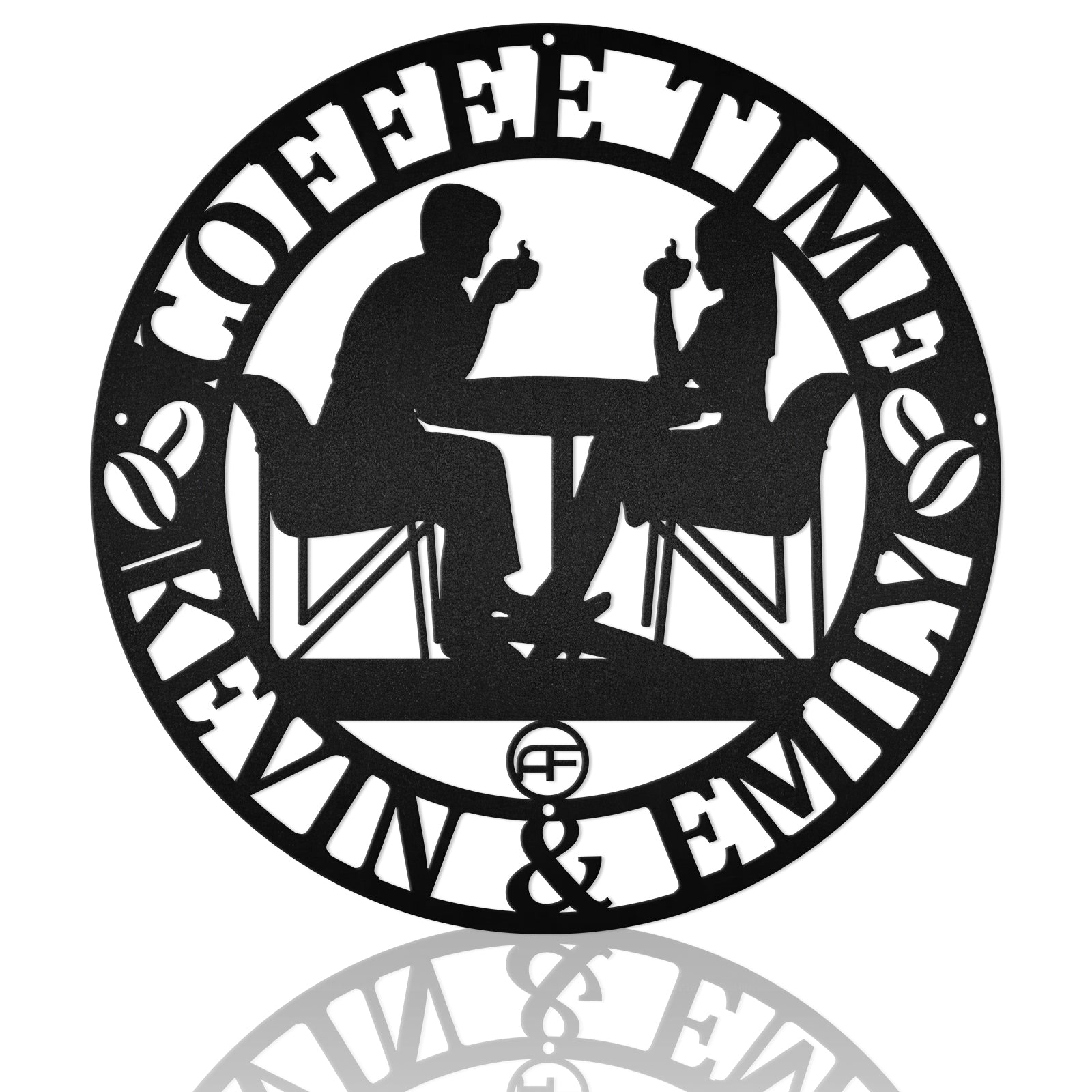 Coffee'S My Life Metal Wall Art