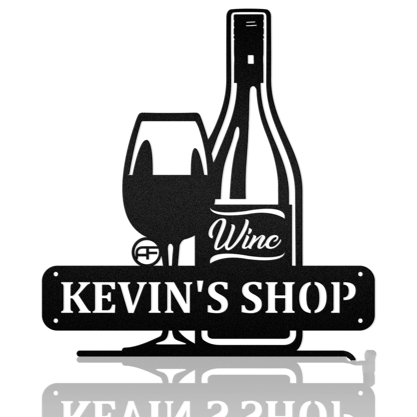 Wine Time Metal Wall Art