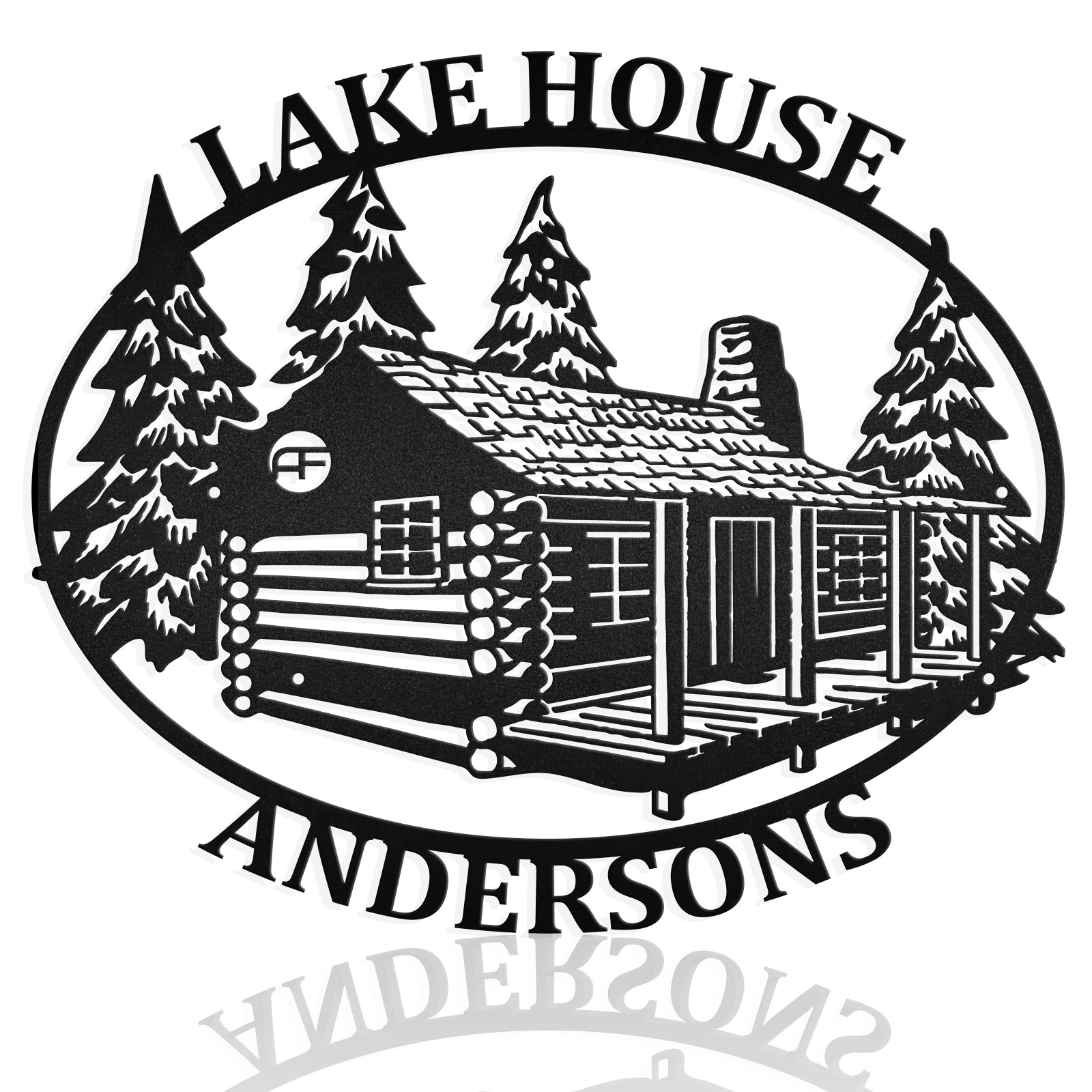 My Lake House Kayak Metal Art Sign