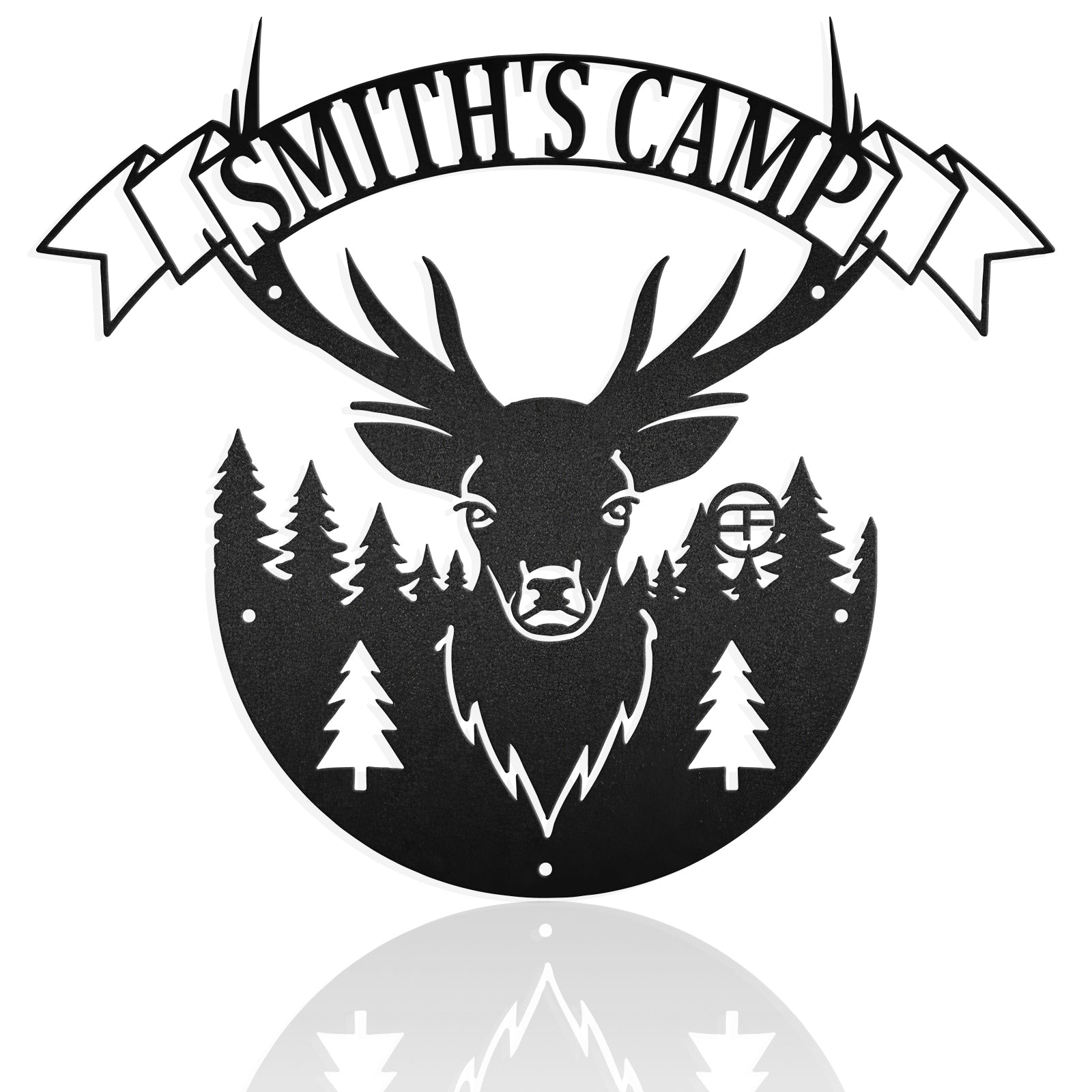 Life Is Journey Camping Sites Metal Art Sign