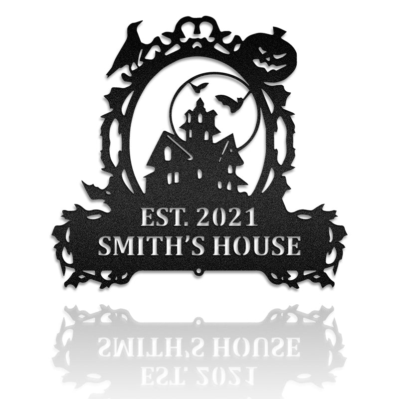 Halloween Themed Metal Wall Art