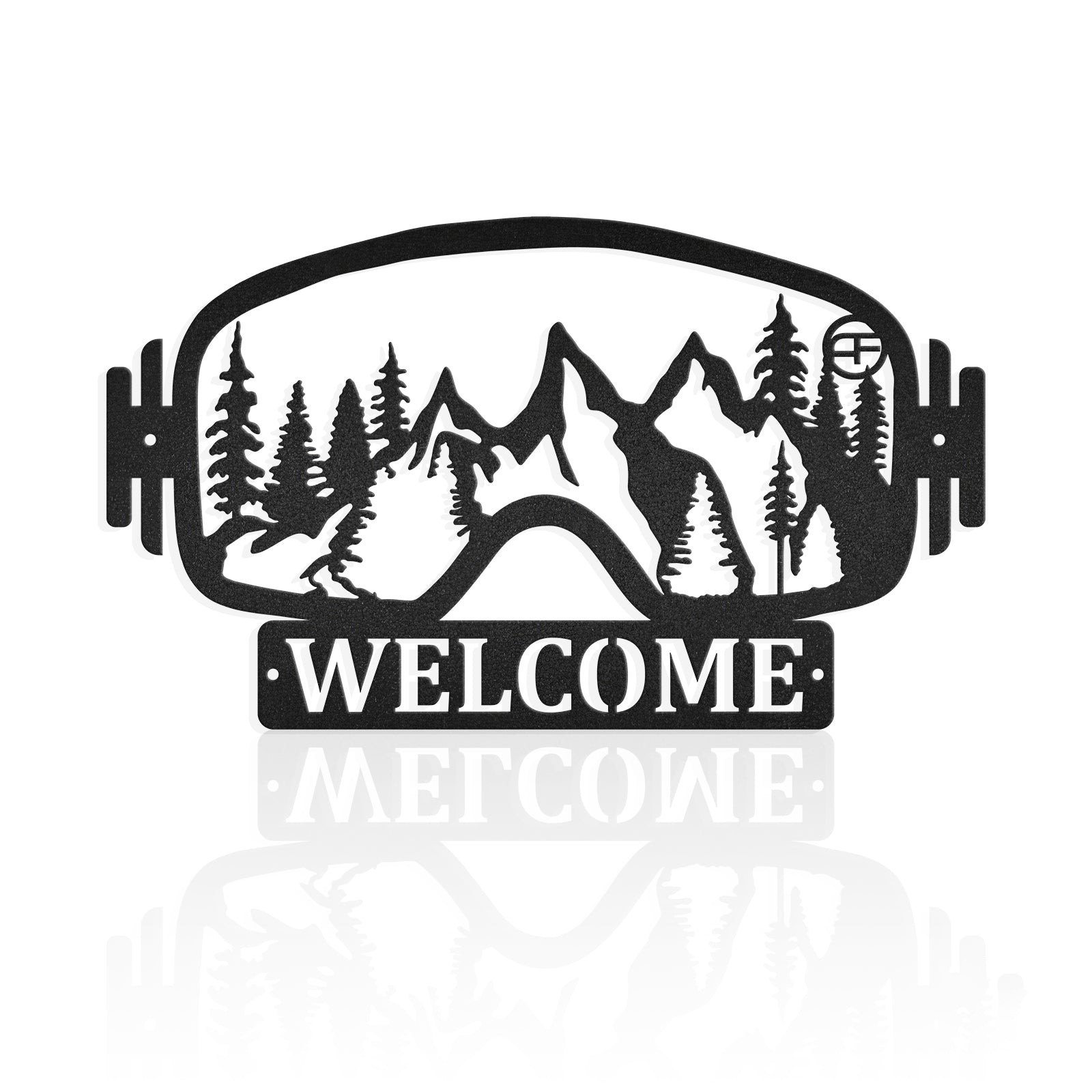 Ski Goggles Metal Wall Art