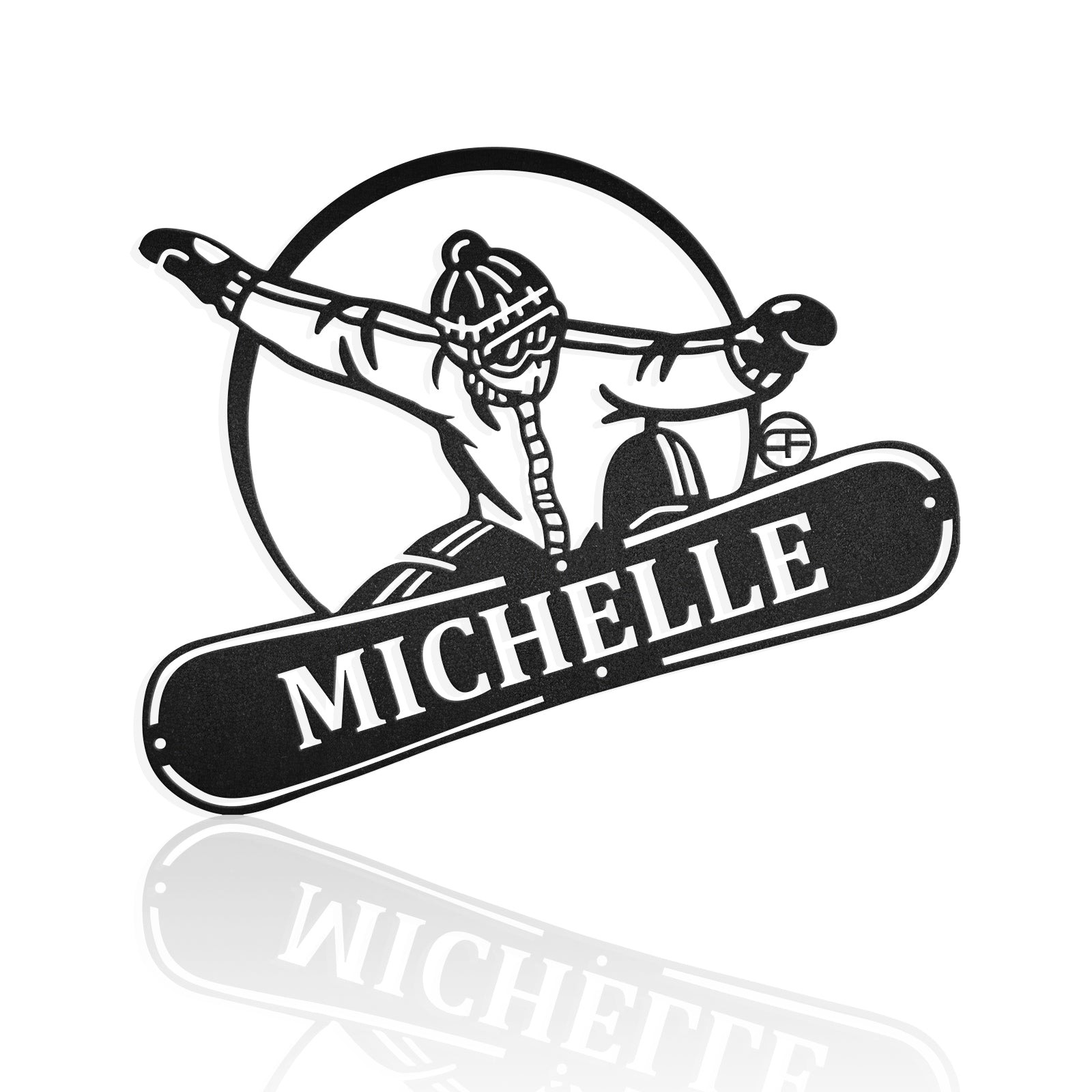 Snowboarding Extreme Sports Personalized Metal Wall Art