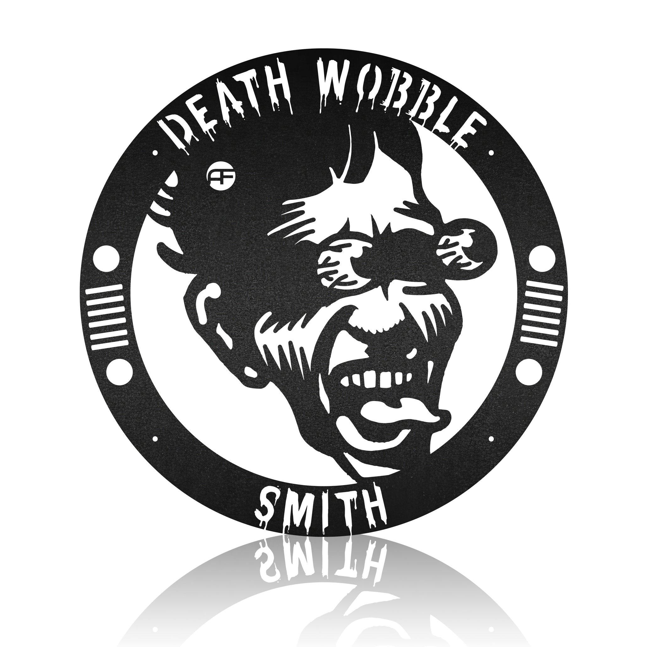 Jeep Death Wobble Survivor Metal Art Sign