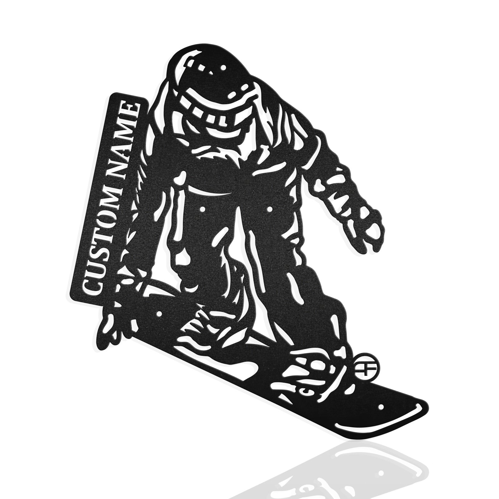 Snowboarder Metal Wall Art