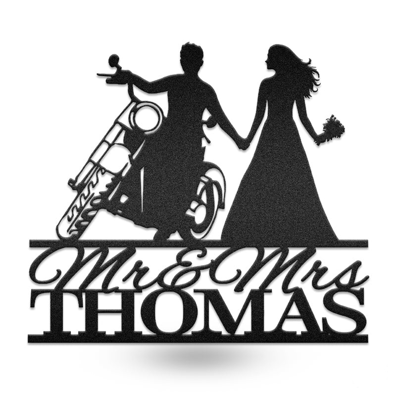 Wedding Family Motor Gift For Dad Metal Wall Art