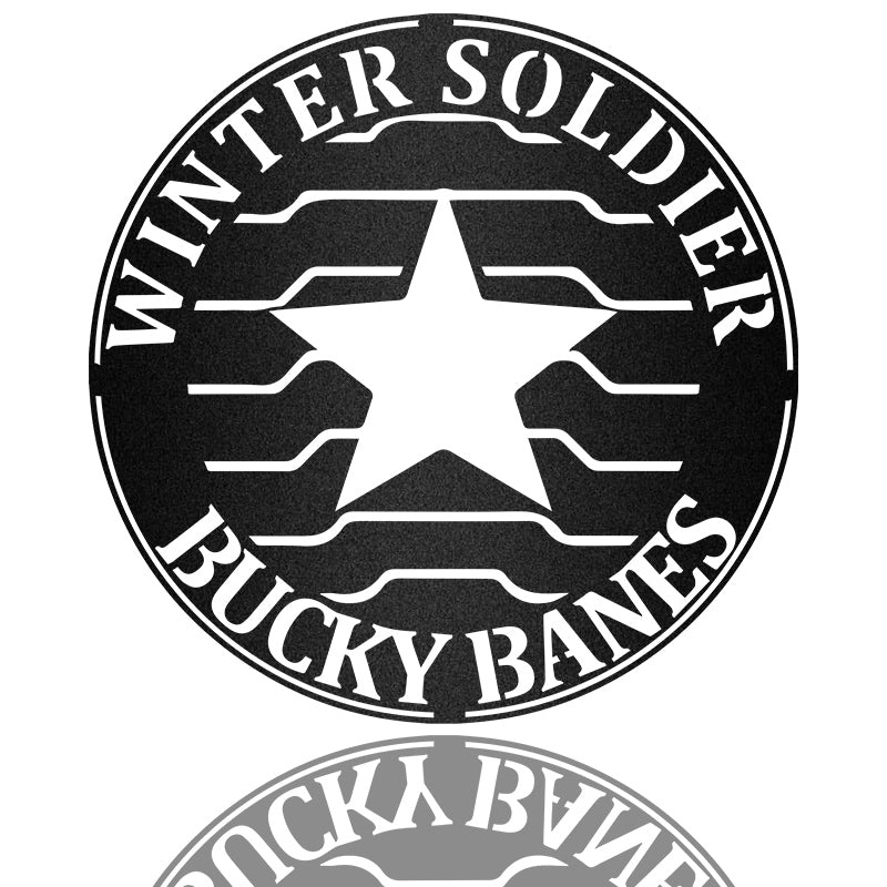 Winter Soldier Inspired Metal Wall Art